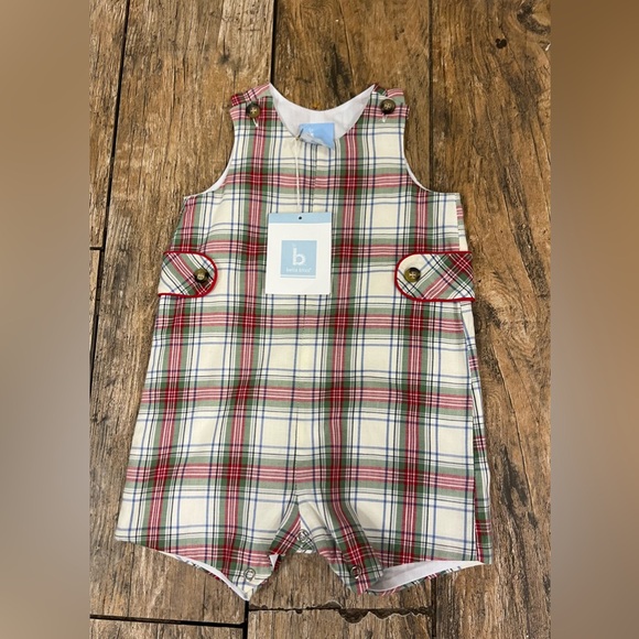 Bella Bliss Provence Plaid one piece size 3 months outfit NEW with tags - Picture 3 of 6